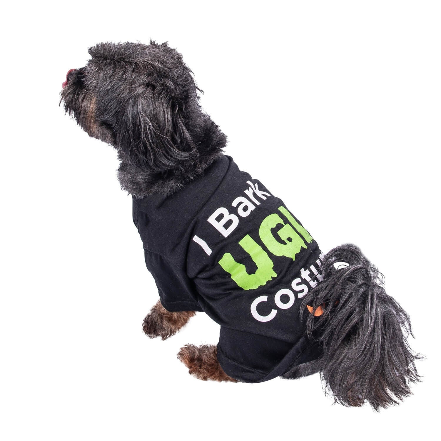 Lexington Road I Bark At Ugly Halloween Costumes Dog & Cat T-Shirt - Medium