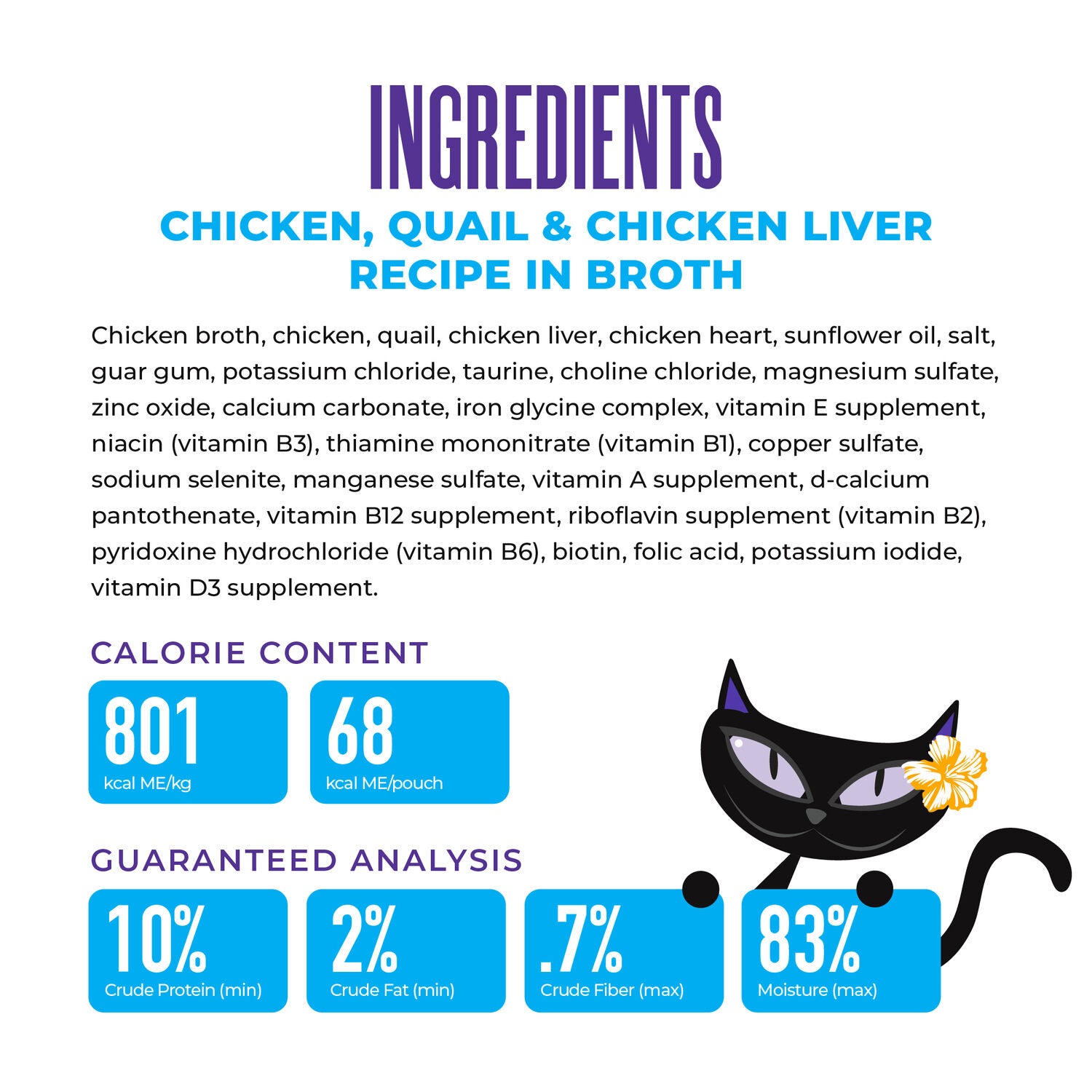 Tiki Cat After Dark Shreds Whole Foods Wet Cat Food, Chicken, Quail & Chicken Liver, 3 Oz. Can