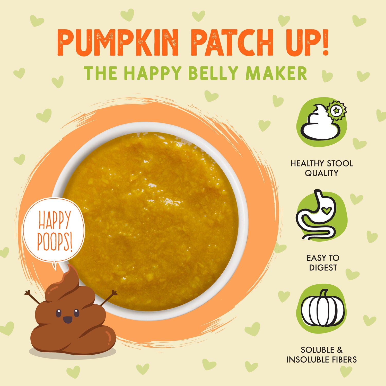 Weruva Pumpkin Patch Up! Healthy Digestion Dog & Cat Food Supplement, 1.05-Oz Pack Of 12
