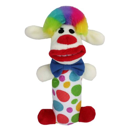 Loofa Clown Dog Toy