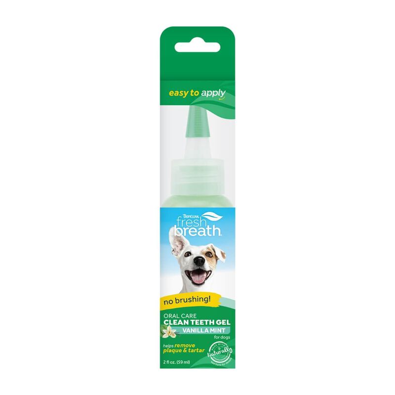 Tropiclean Fresh Breath Oral Care Gel For Dogs, Vanilla Mint