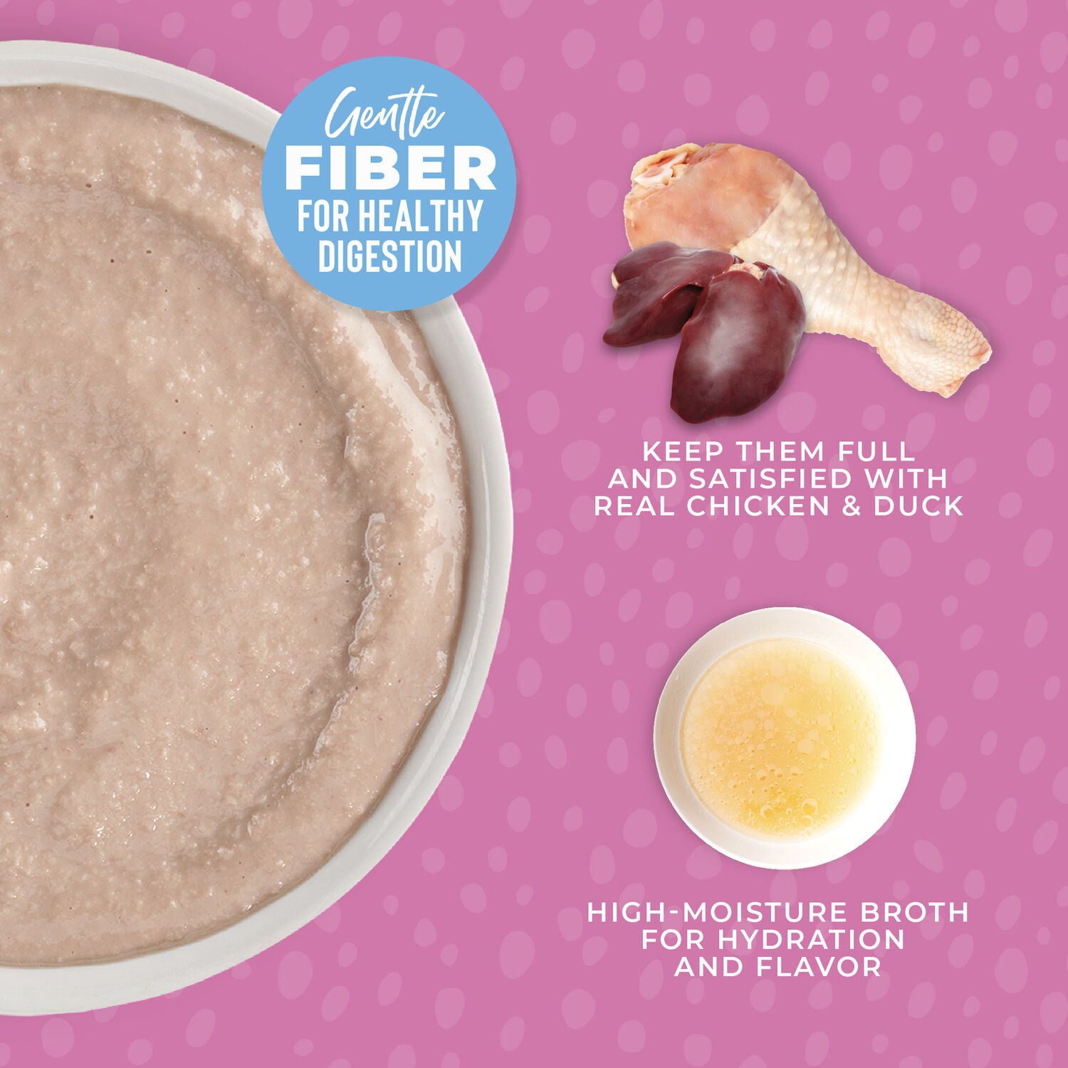 Tiki Cat Baby Mousse Wet Cat Food For Kittens, Chicken, Duck & Duck Liver, 2.4-Oz Pouch