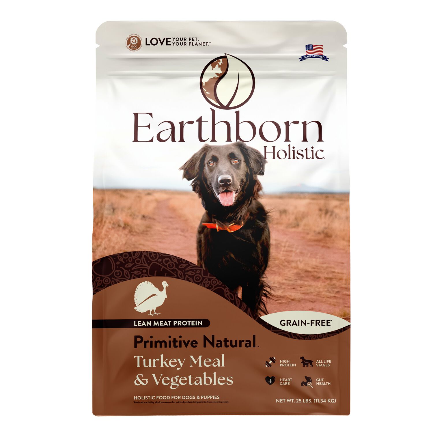 Earthborn Holistic Primitive Natural Turkey Meal & Vegetables Grain-Free Dry Dog Food