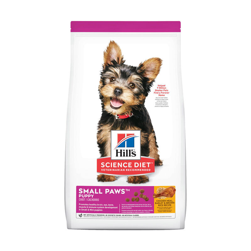 Hill'S Science Diet Small Paws Chicken Meal, Barley & Brown Rice Recipe Puppy Food image number 1