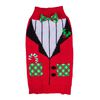 Red Holiday Tuxedo Sweater thumbnail number 1