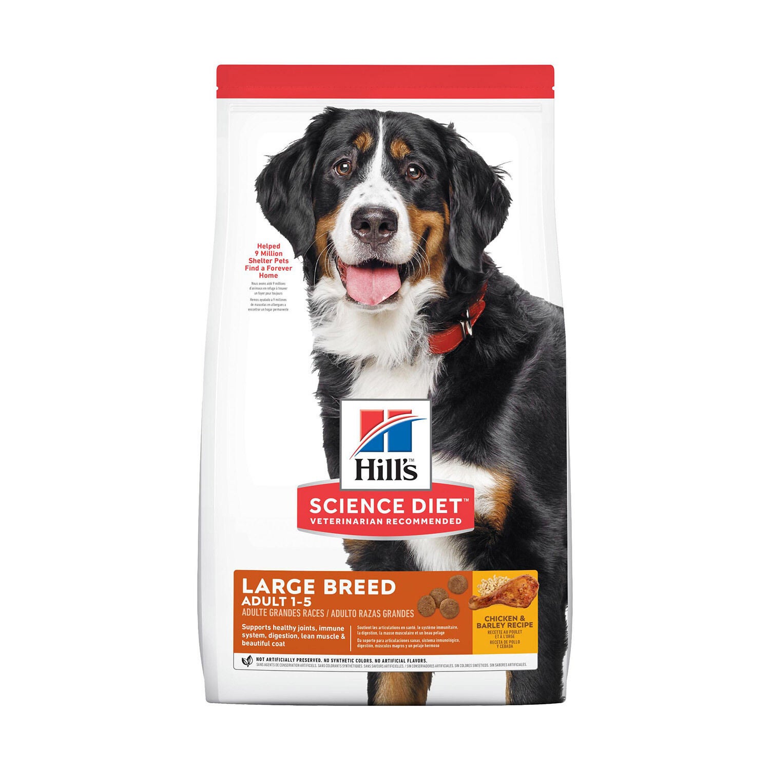 Hill s Science Diet Adult Chicken Barley Recipe Large Breed Dry Dog Food 15 lbs