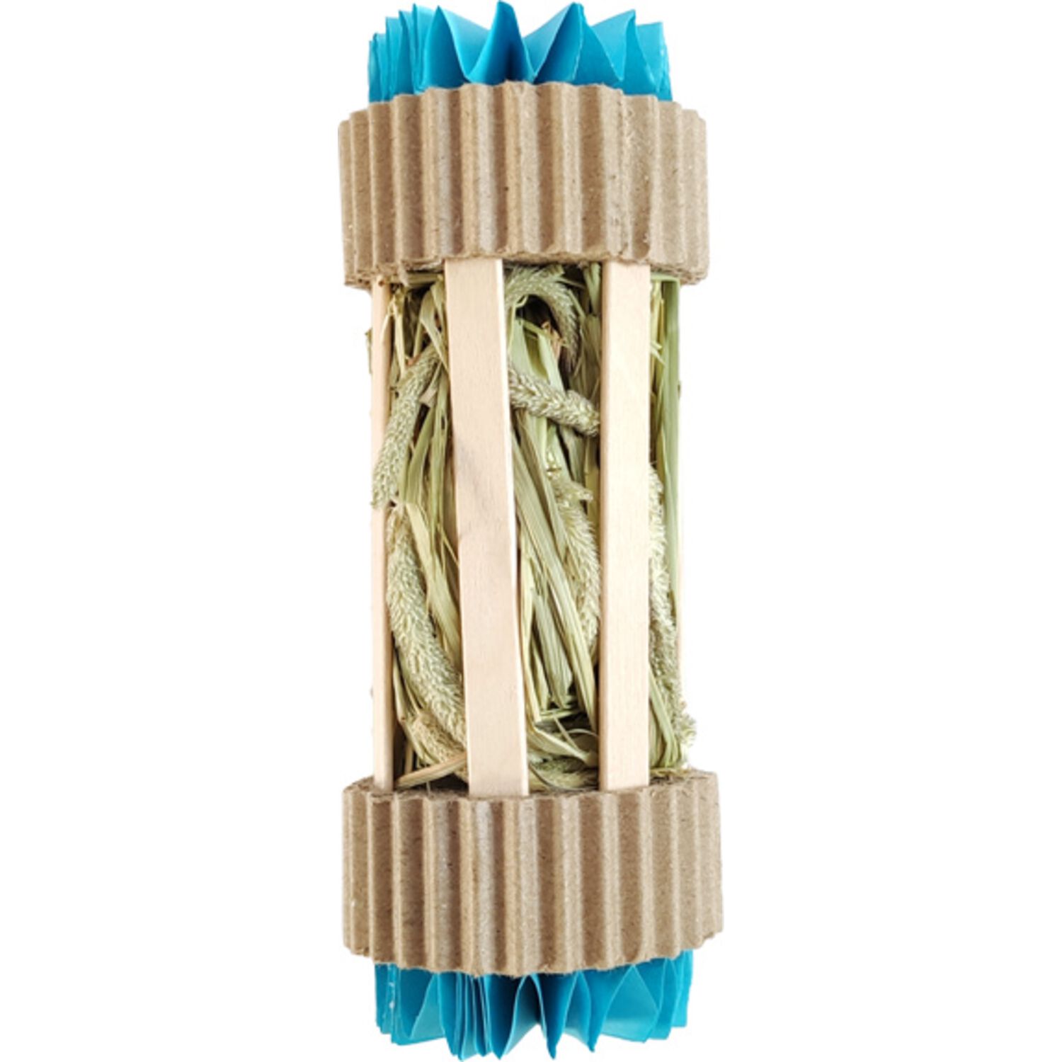 A&E Cage Nibbles Hay Tube Small Animal Chew Toy