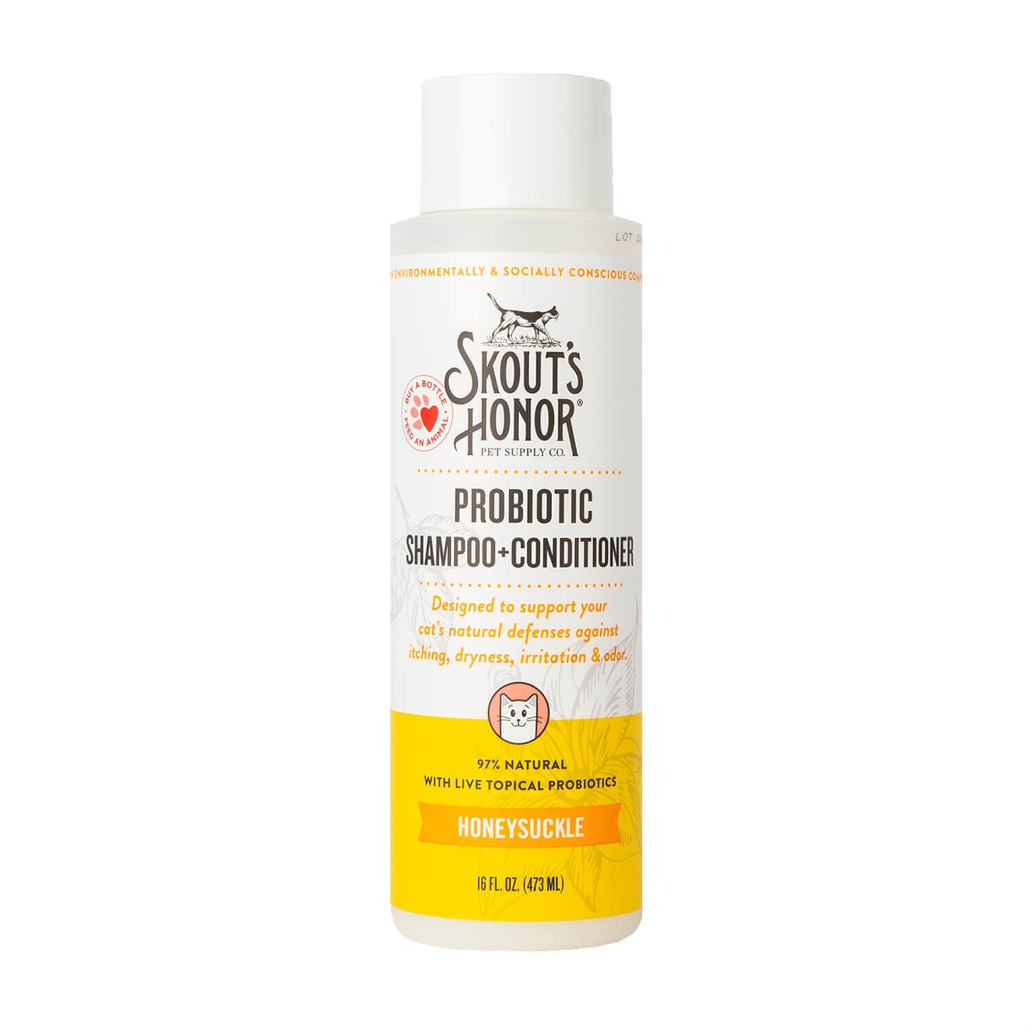 Skout's Honor Probiotic Shampoo + Conditioner For Cats
