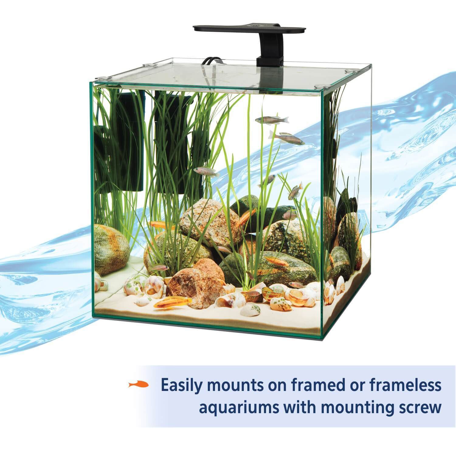 Aqueon Freshwater Aquarium Clip-On Led Light