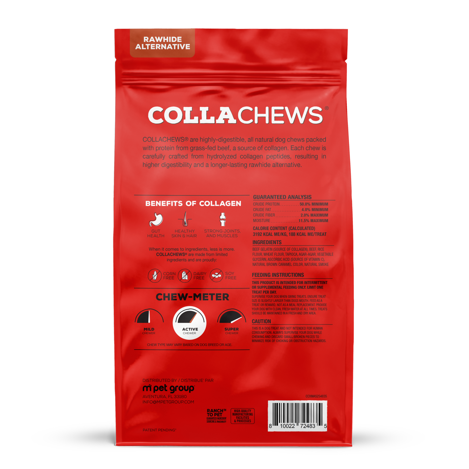 Collachews Maple Bacon Donut Rawhide Alternative Dog Treats, 3-Pack