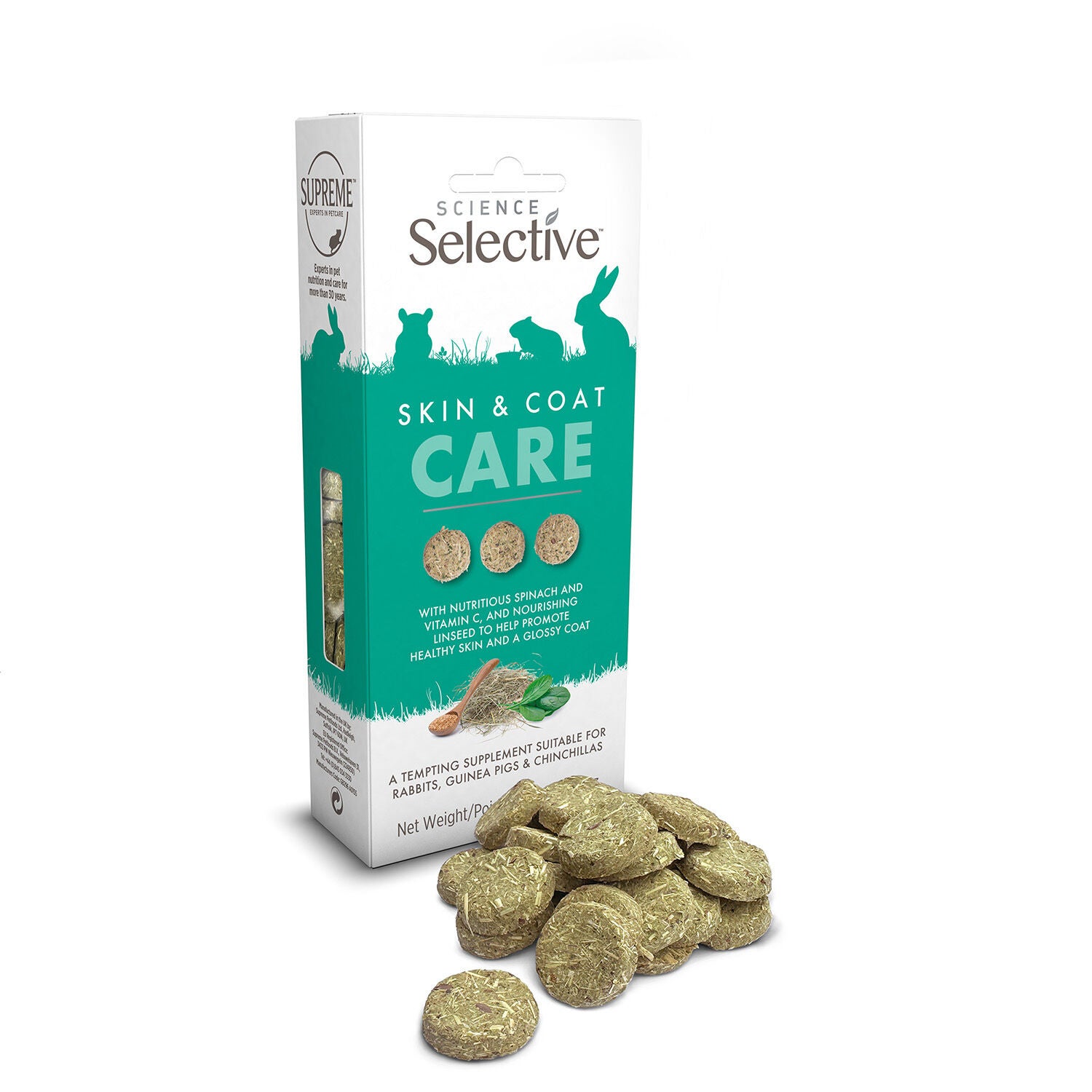 Science Selective Skin & Coat Care Small Animal Supplements, 3.5Oz