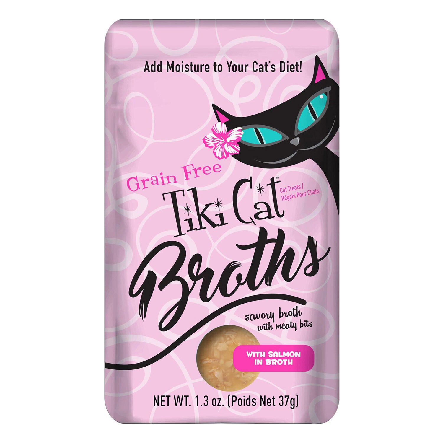 Tiki Cat Broths Grain Free Salmon In Savory Broth Wet Cat Food
