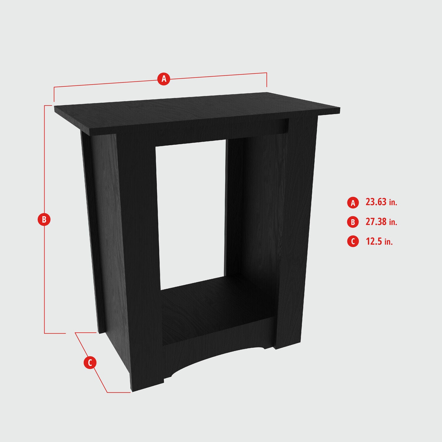 Marineland Black Fish Aquarium Stand For 5-10 Gallon Aquariums, 
