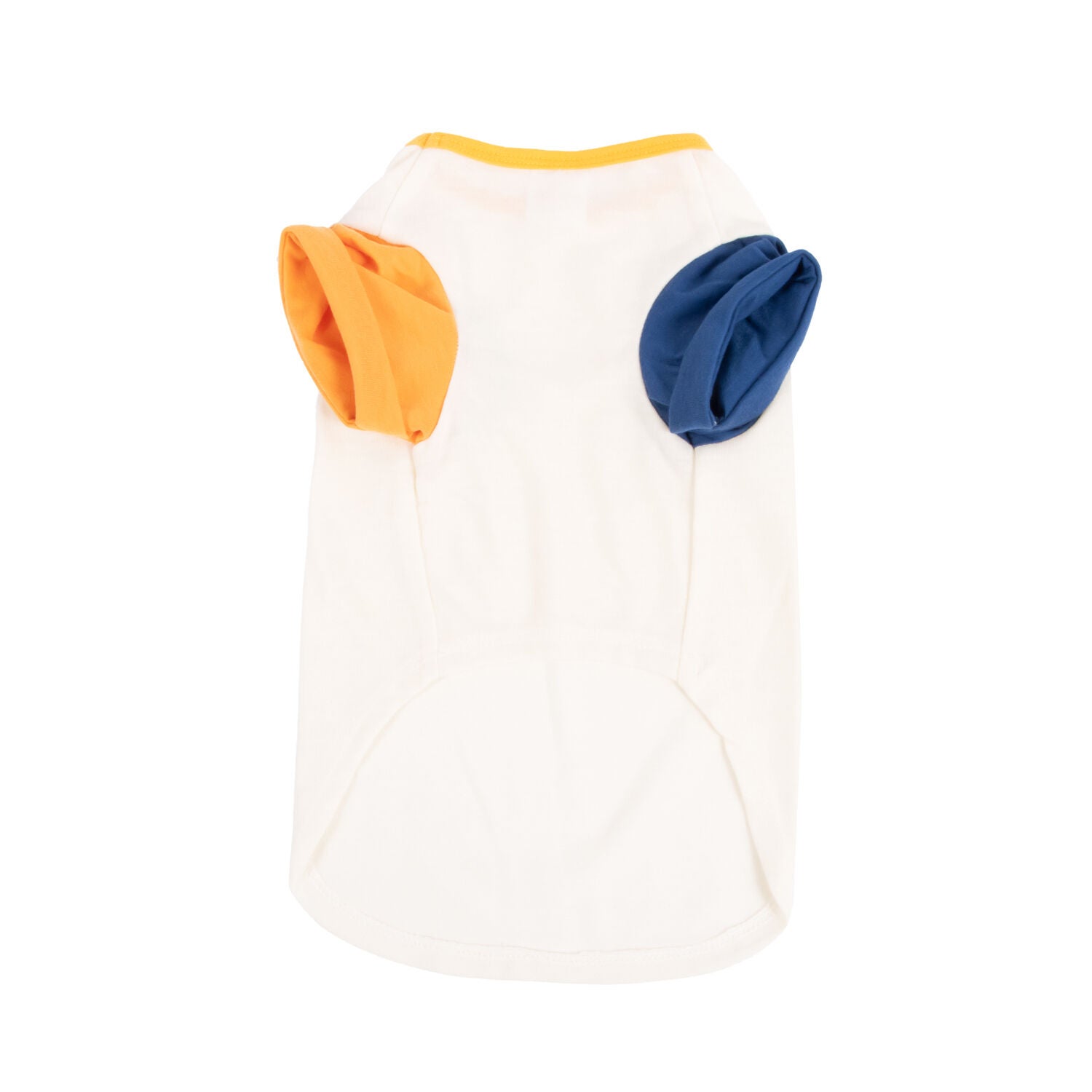Bailey & Bella Tan Color Block Smiley Dog T-Shirt, Extra Large