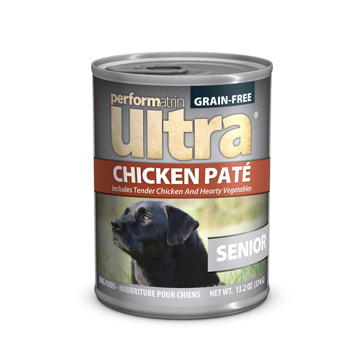 Performatrin Ultra Grain Free Chicken Pate Recipe Senior Wet Dog Food, 13.2-Oz Pack Of 12