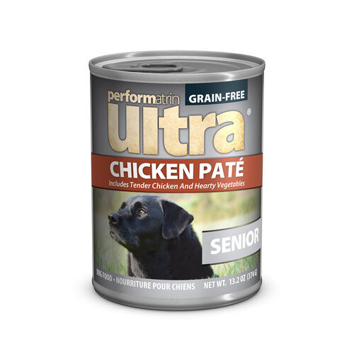Performatrin Ulta Grain Free Chicken Pate Recipe Senior Wet Dog Food