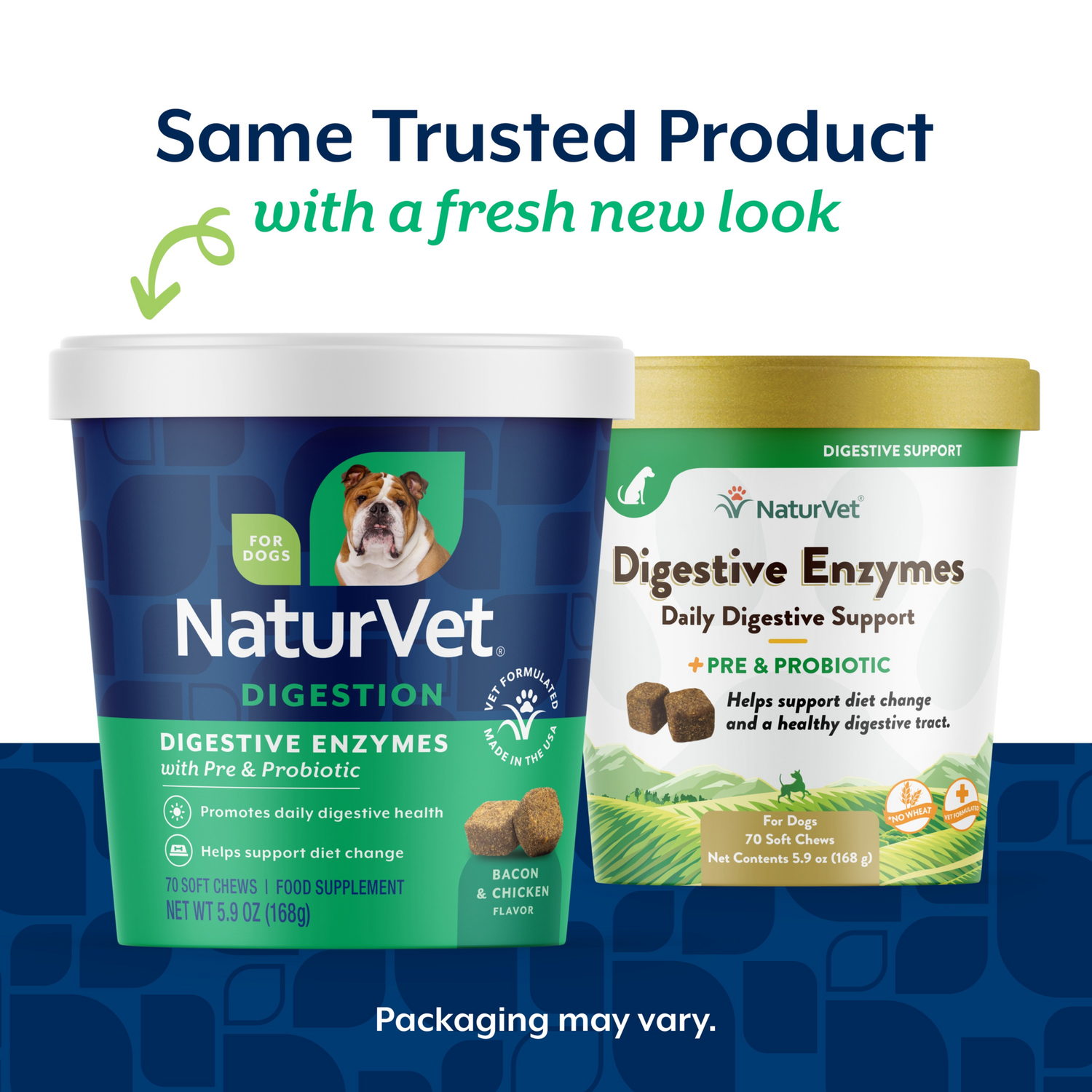 Naturvet Digestive Enzymes +Pre & Probiotic Soft Chew Supplements For Dogs
