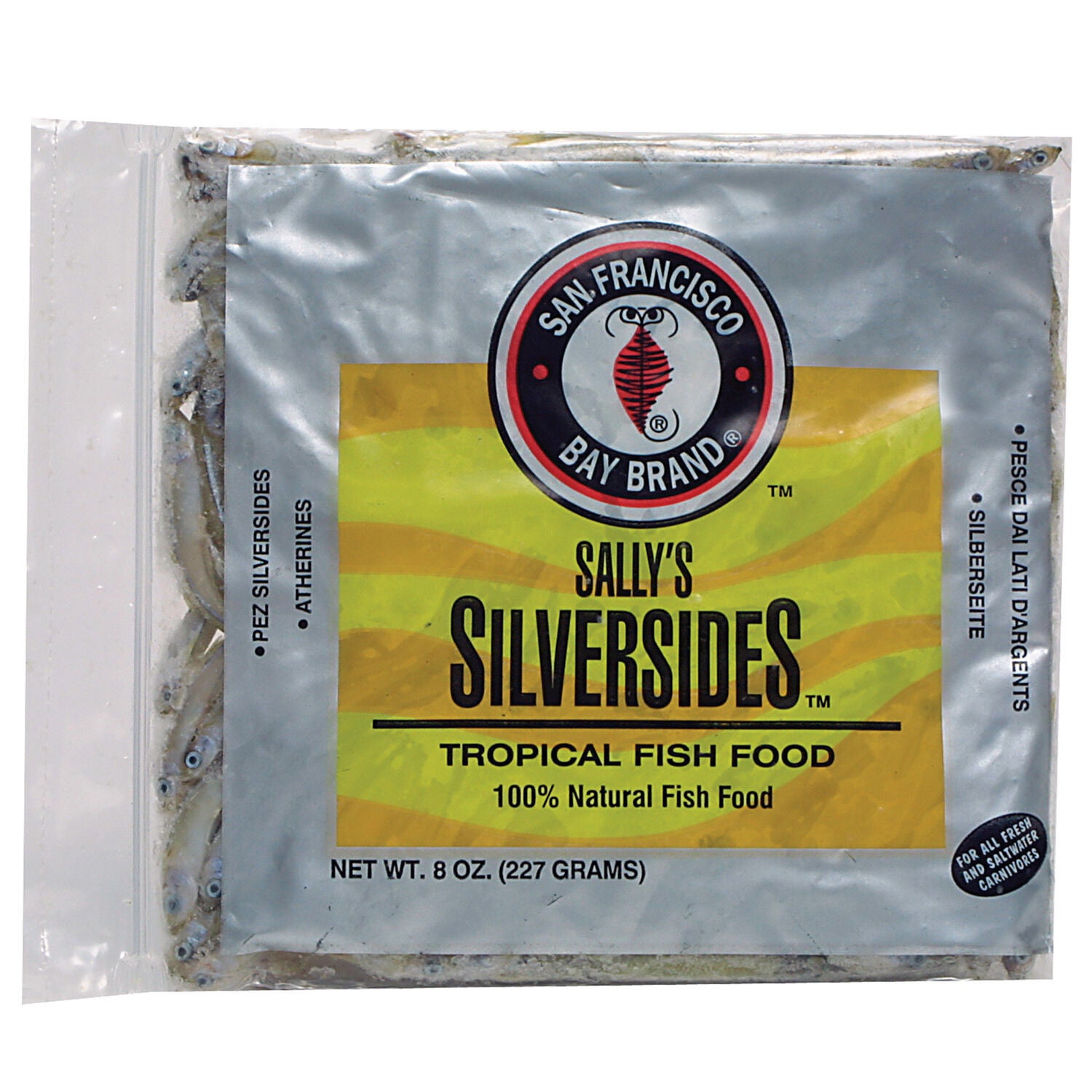 San Francisco Bay Frozen Silversides Fish Food