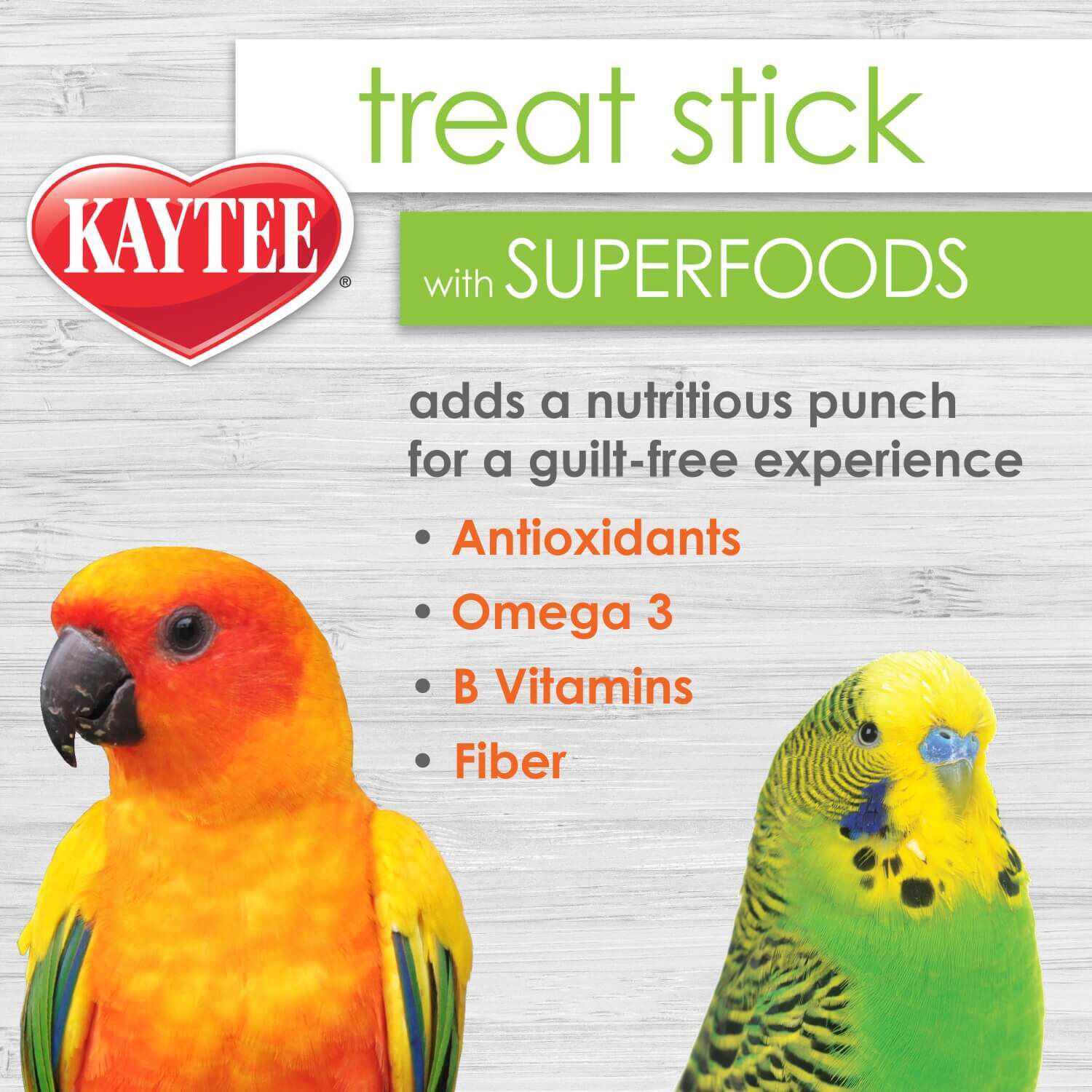 Kaytee Avian Superfood Treat Sticks, Flax