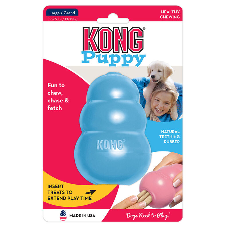 Kong Puppy Toy Natural Teething Rubber Dog Toy