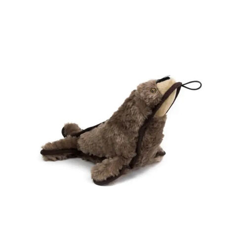 Steeldgo Ruffian Swimmer Durable Plush Squeaky Dog Toy - Seal