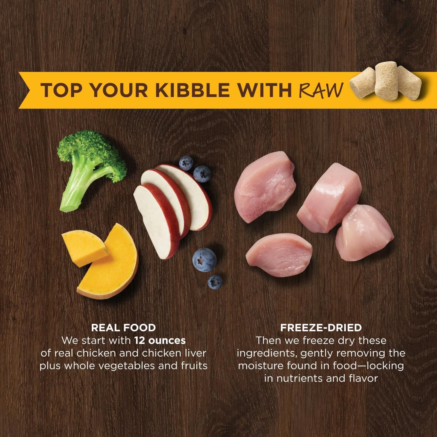 Instinct Freeze-Dried Raw Boost Mixers Grain-Free Chicken Recipe Freeze-Dried Dog Food Topper