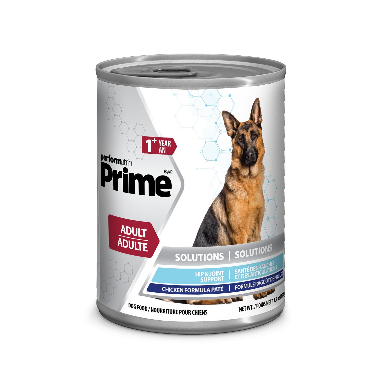 Performatrin Prime Solutions Hip & Joint Support Chicken Formula Pate Adult Wet Dog Food, 13.2-Oz Pack Of 12