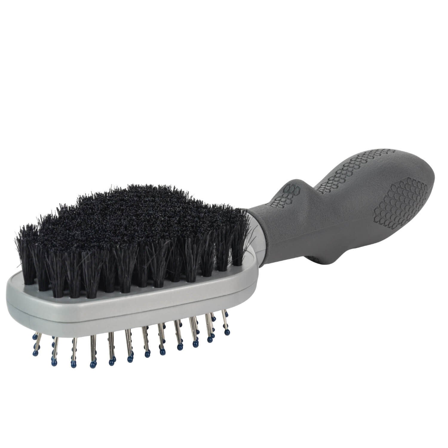 Furminator Dual Grooming Brush For Dogs & Cats, Black & Grey