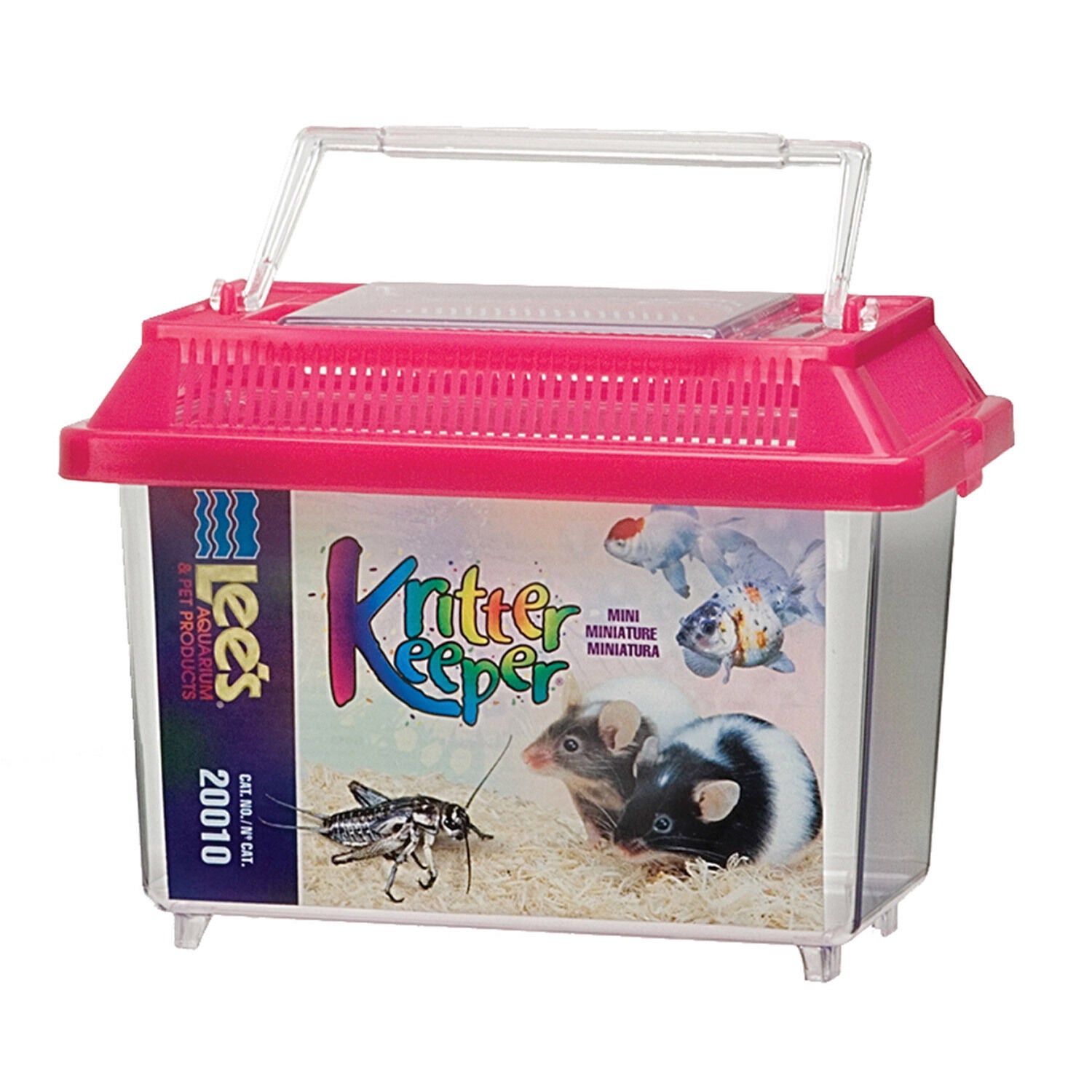 Lee's Kritter Keeper With Lid Small Animal Carrier