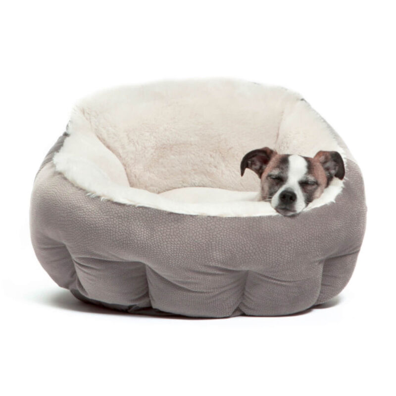 Best Friends By Sheri Ortho Comfort Deep Dish Cuddler Pet Bed, Grey