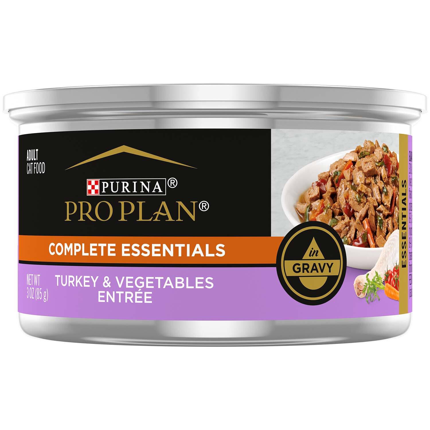 Purina Pro Plan Savor Adult Turkey & Vegetable Entree In Gravy Cat Food