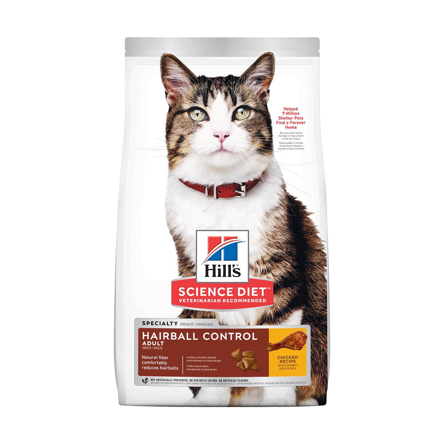Hill's Science Diet Adult Hairball Control Chicken Recipe Dry Cat Food