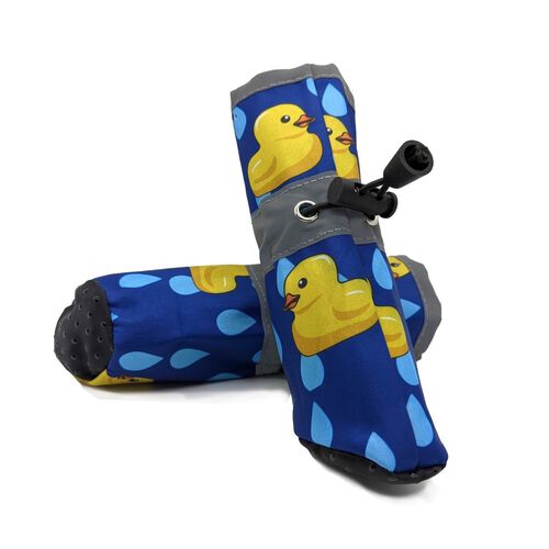Fashion Pet Dog Ducky Rainboots - Royal Blue