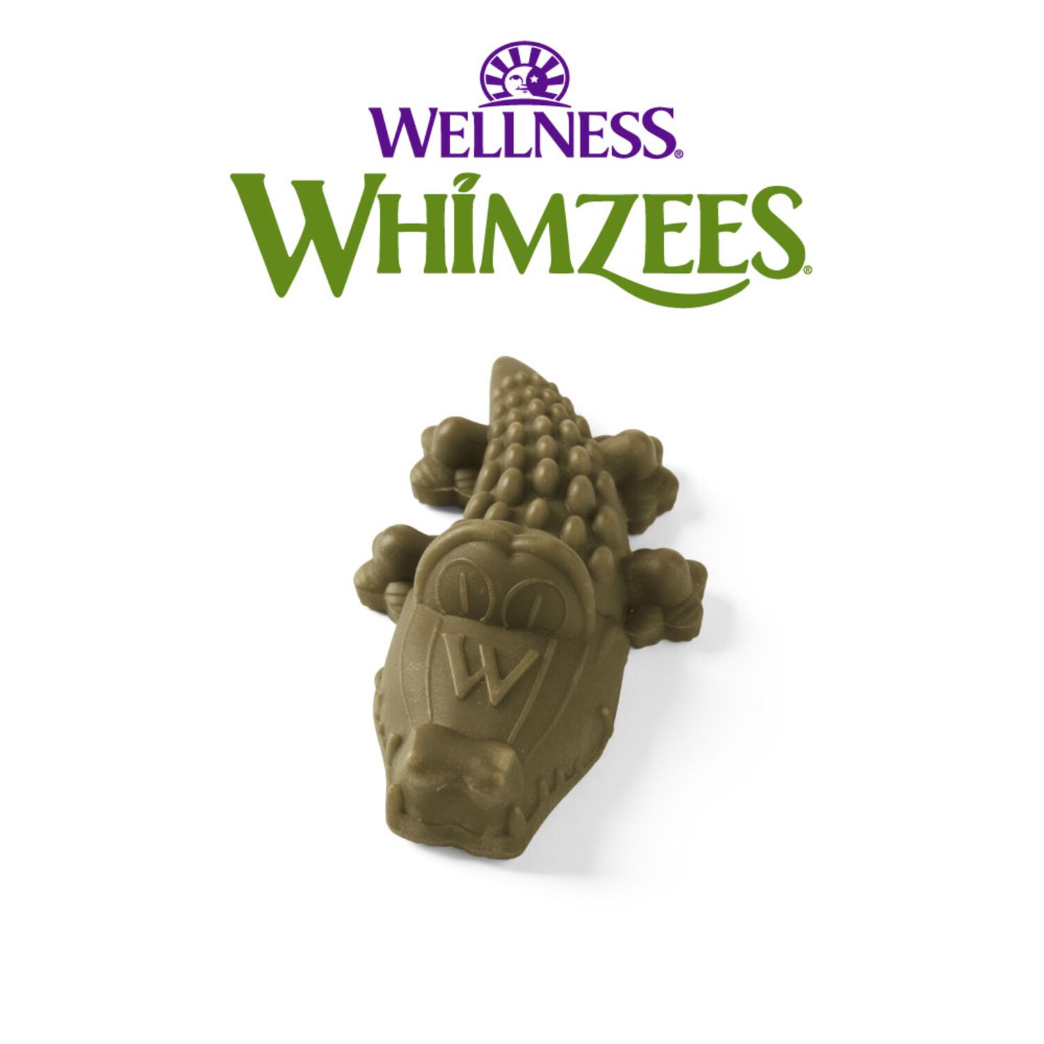 Whimzees Alligator Natural Grain-Free Dental Dog Treats, Large, 1 Count