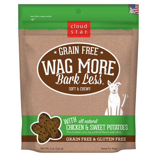 Cloud Star Grain Free Soft & Chewy With Chicken & Sweet Potato Dog Treat