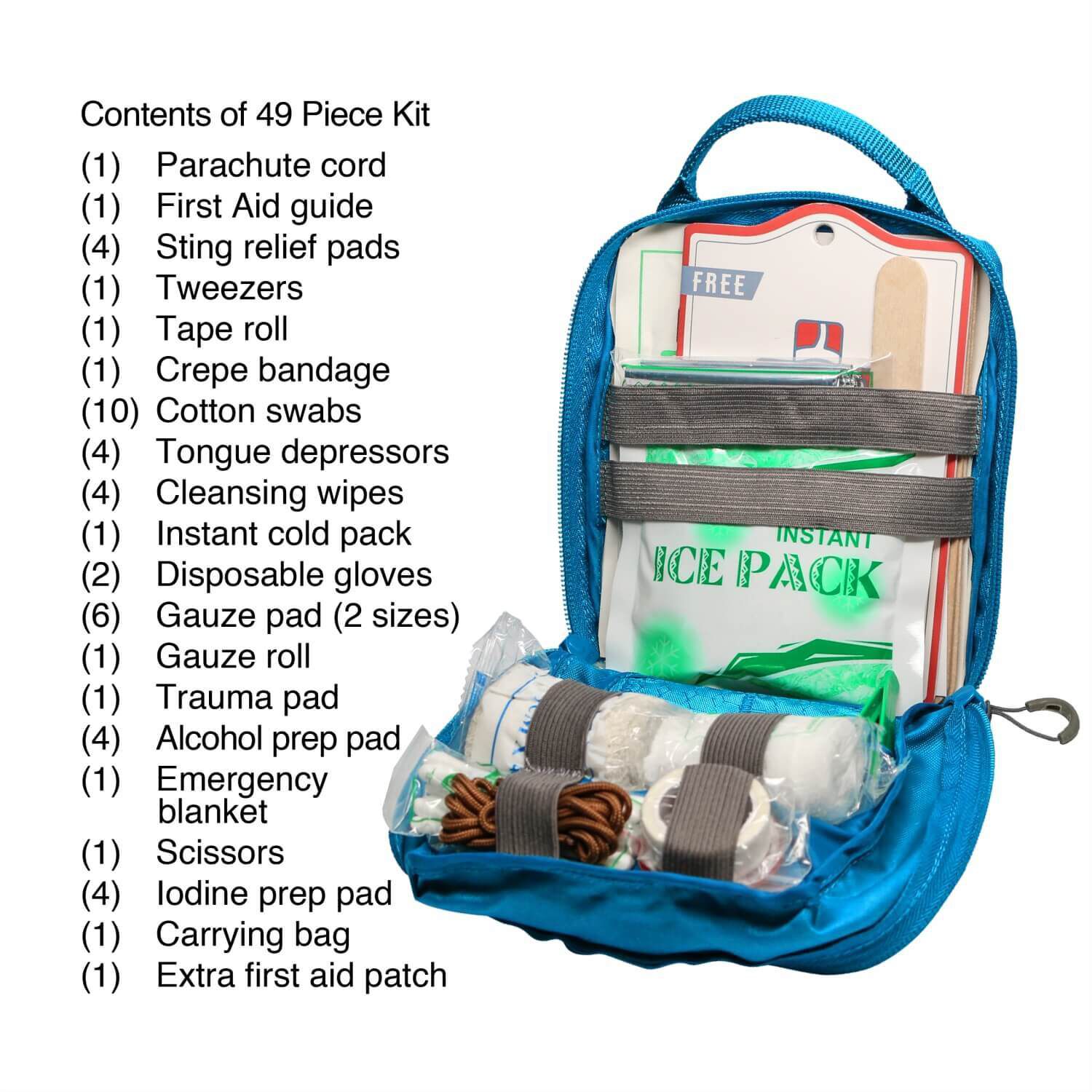 Kurgo Pet First Aid Kit, Dog First Aid Molle Harness Attachment, Detachable Pouch For Molle Dog Harness