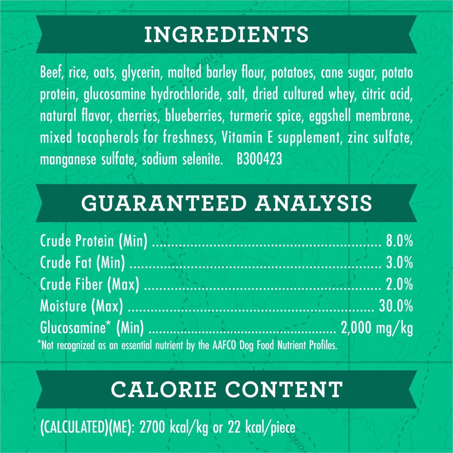 Zuke's Hip & Joint Soft & Chewy Dog Treats, Beef Recipe