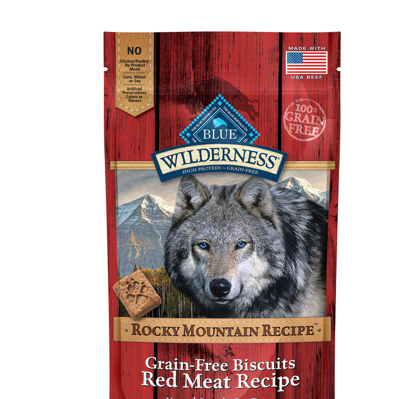 Wilderness Rocky Mountain Grain Free Biscuits Red Meat Recipe Dog Treat image number 1