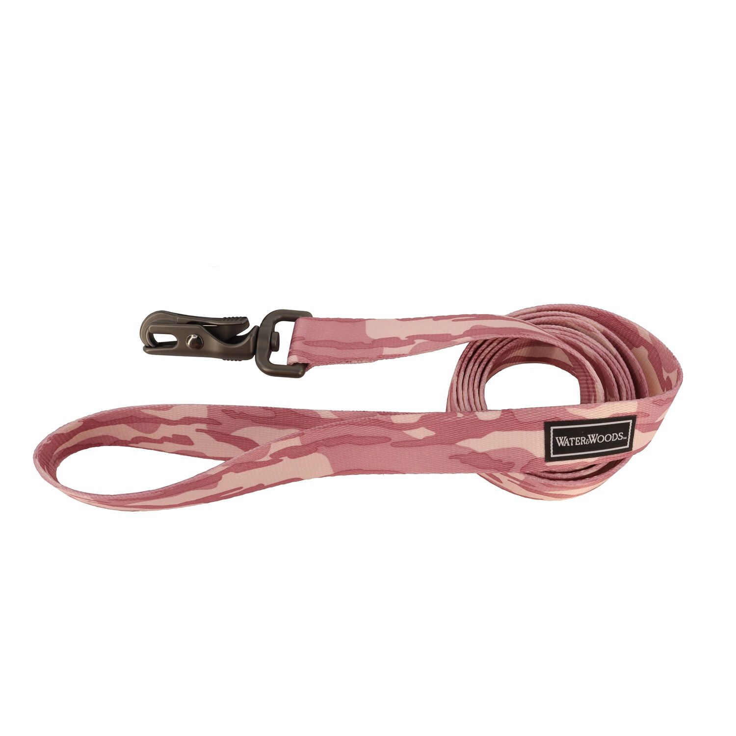 Water & Woods&trade; By Coastal Patterned Dog Leash, Bottomland Pink, Medium/Large - 1" X 6'