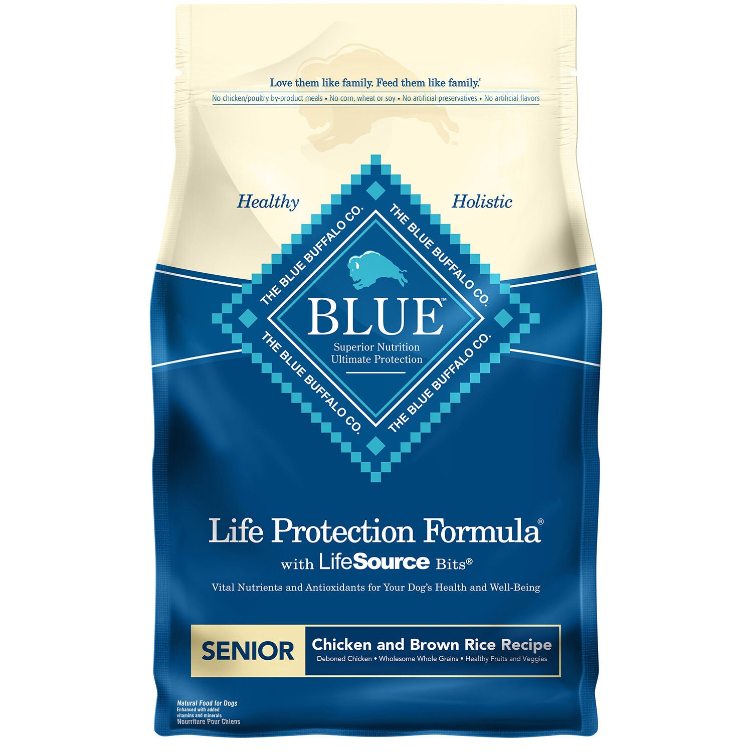 Blue Buffalo Life Protection Chicken & Brown Rice Senior Dog Food