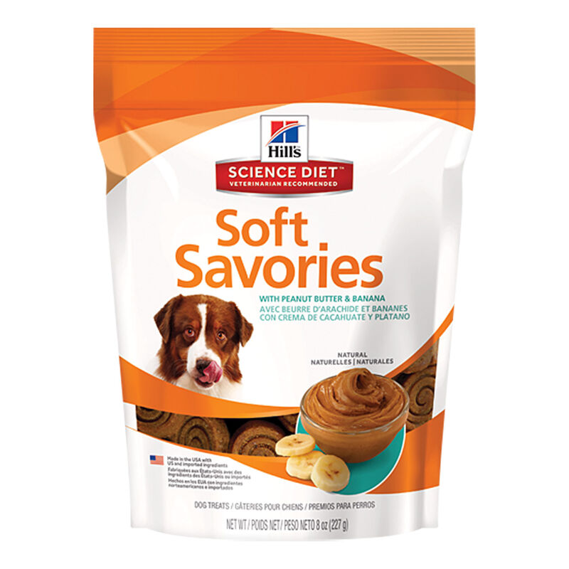 Hill'S Science Diet Soft Savories Peanut Butter & Banana Dog Treat image number 1