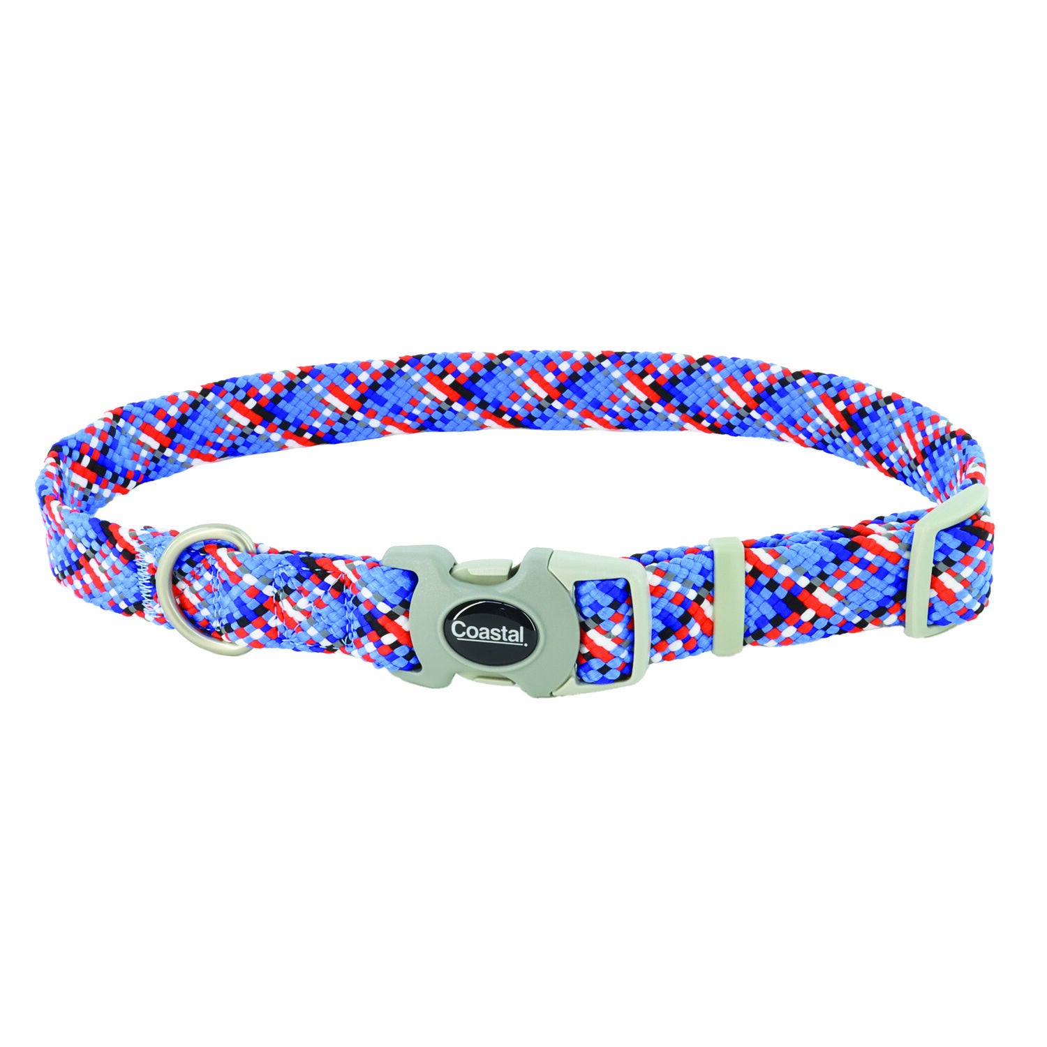Coastal Pro® Active Adjustable Woven Reflective Dog Collar, Cobalt ...