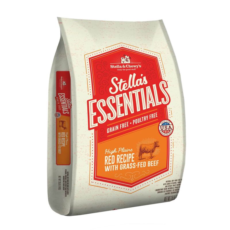 Stella & Chewy'S Stella'S Essentials Grain Free Poultry Free  Grass Fed Beef & Lentils Recipe Dry Dog Food