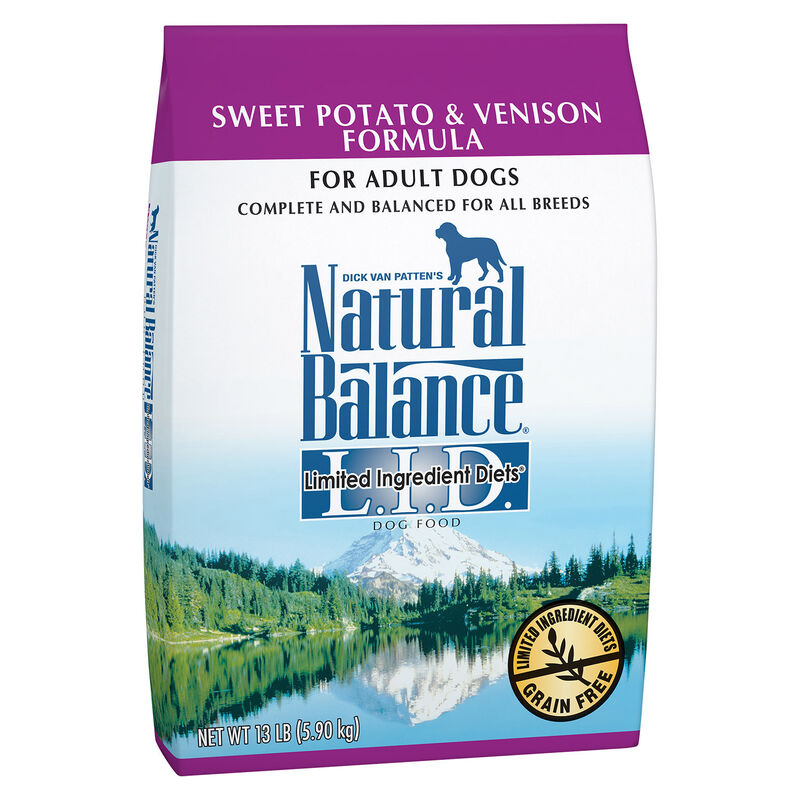 Natural Balance L.I.D. Limited Ingredient Diets Grain Free Sweet Potato & Venison Formula Dog Food image number 2