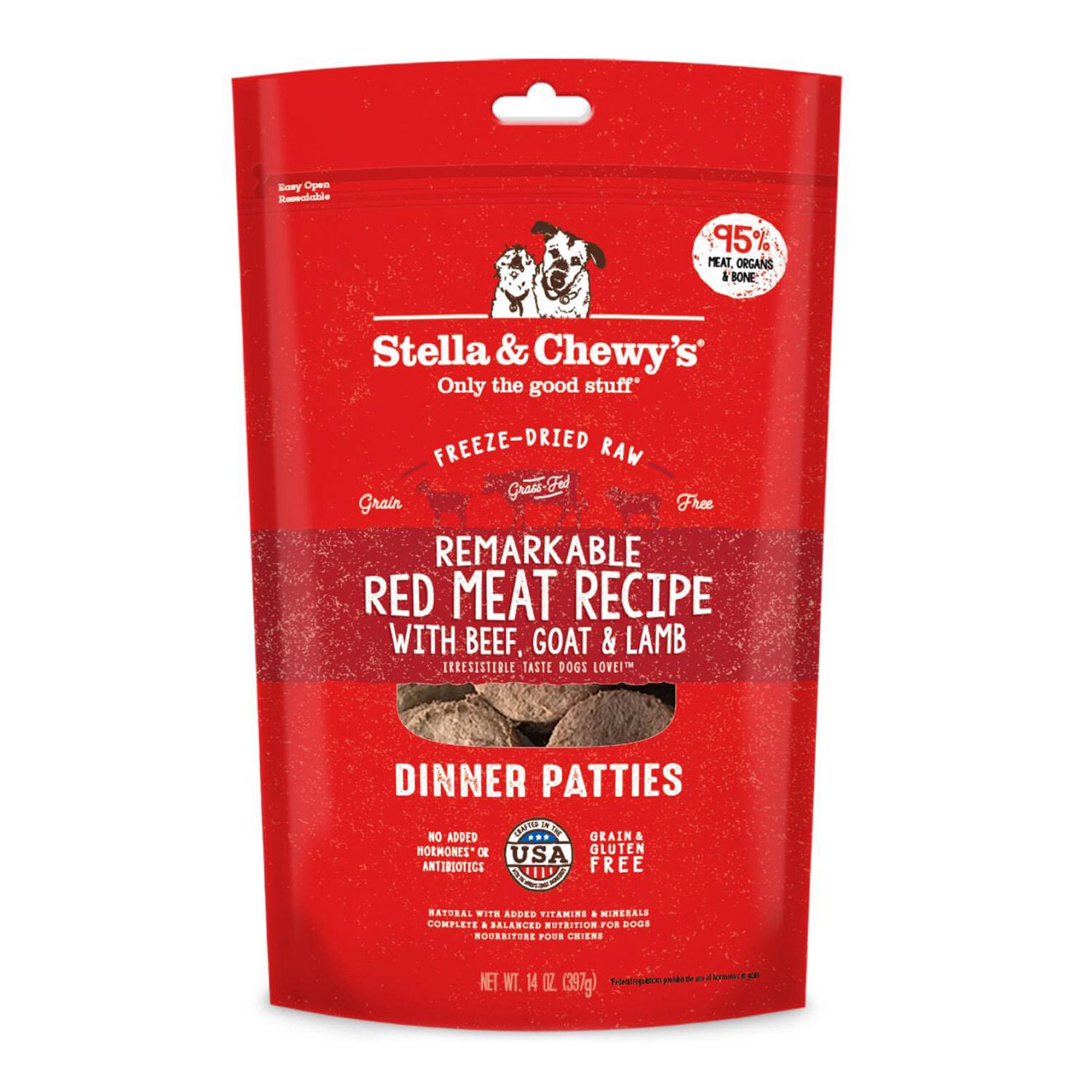 Stella & Chewy's Freeze Dried Red Meat Patties Dog Food