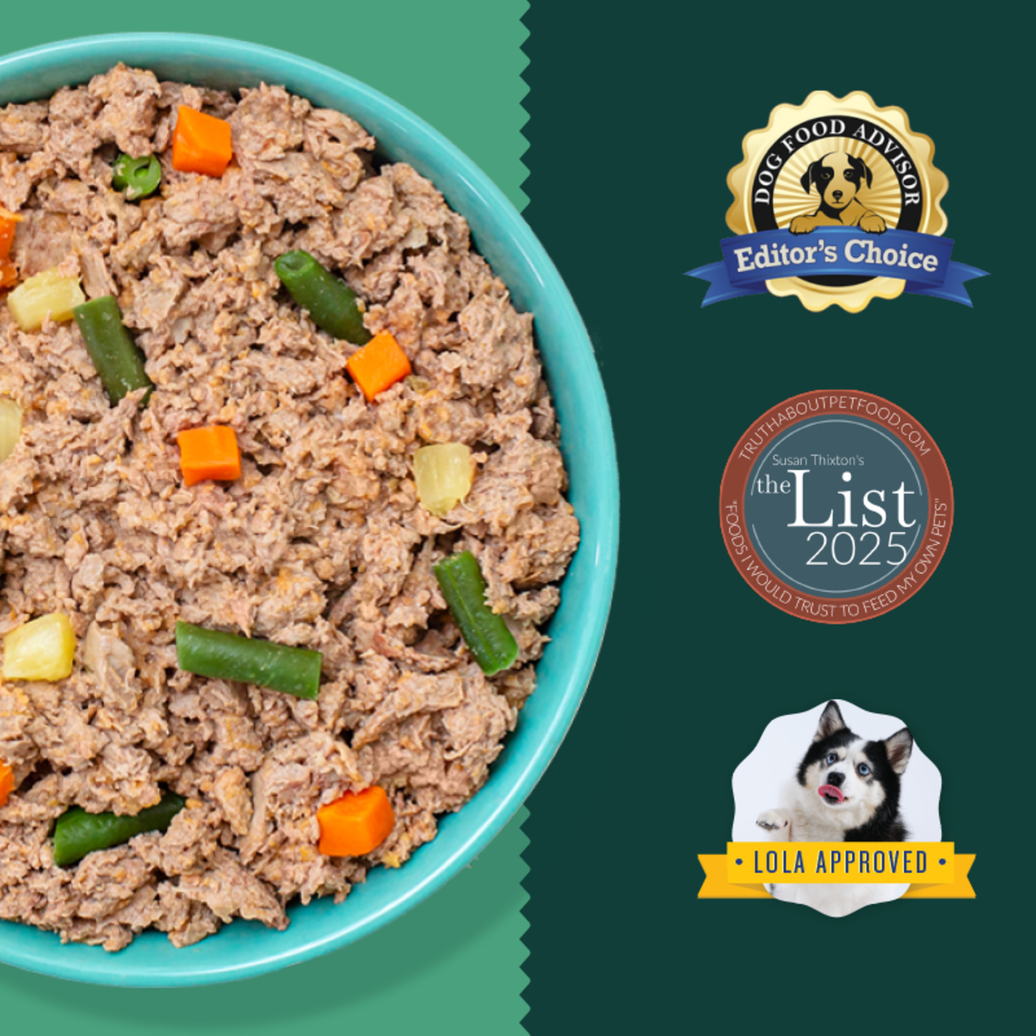 A Pup Above Gently Cooked Grain-Free Frozen Dog Food, Porky's Luau With Bone Broth, 7-Lb