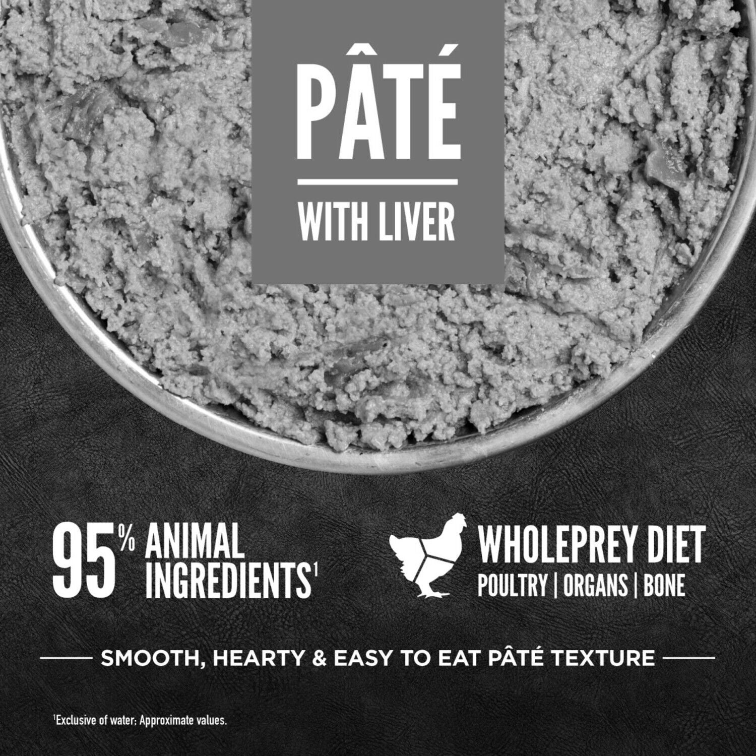 Orijen Pate Wet Dog Food, Chicken Recipe With Liver, 12-Pack Of 12.8-Oz Cans