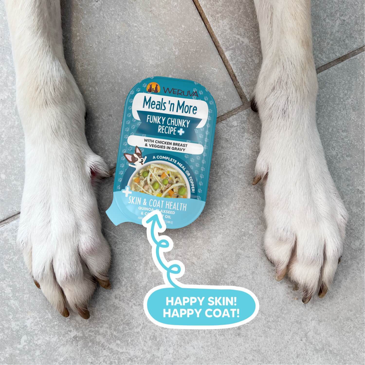 Weruva Dog Meals 'N More Natural Funky Chunky Recipe Plus Skin & Coat Health Wet Dog Food