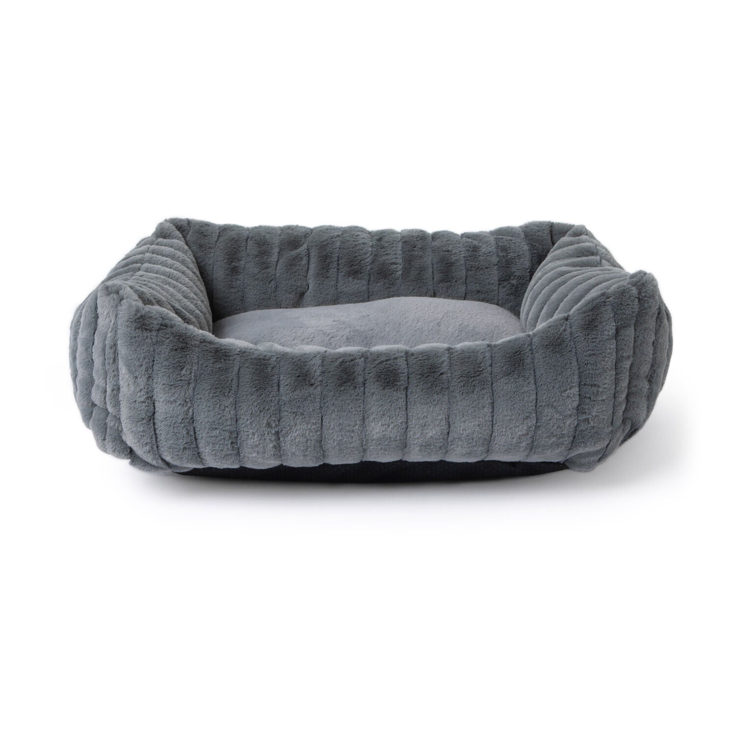 Petmate Lavender Infused Plush Cuddler Dog Bed, Assorted Colors, 26" X 22"