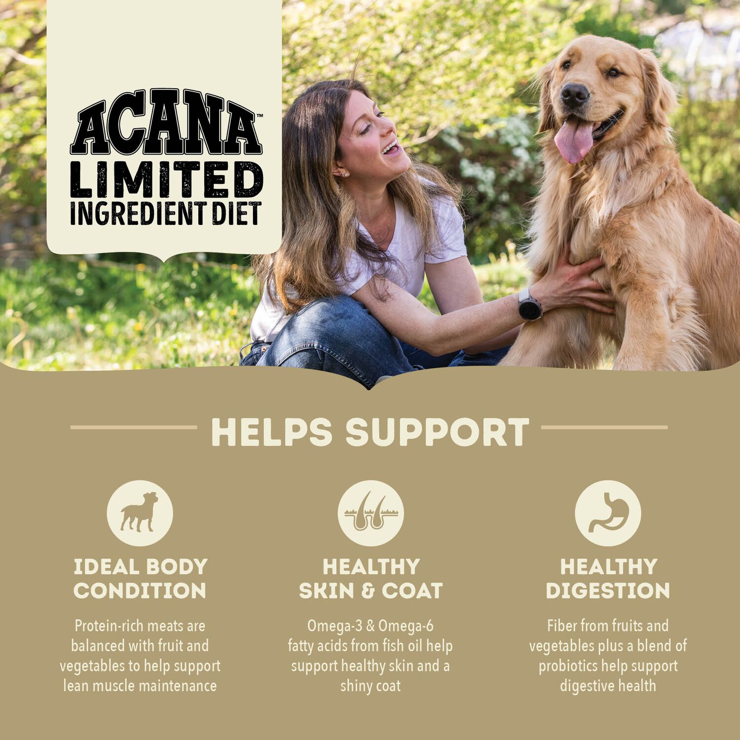 Acana Singles Limited Ingredient Duck & Pear Recipe Dry Dog Food, 22.5 Lb.